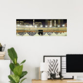 Poster Vue sur le toit des pèlerins du Hadj à la Kaaba, L (Bureau à domicile)
