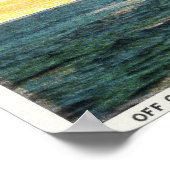 Poster Vue sur le Vieux Château Français, 3 Pays Drapeaux (Coin)