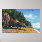 Poster Vue sur les fours à Bar Harbour (Devant)