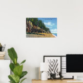 Poster Vue sur les fours à Bar Harbour (Bureau à domicile)