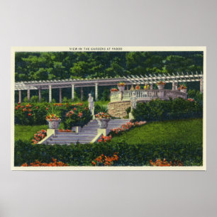 Poster Vue sur les jardins de Yaddo