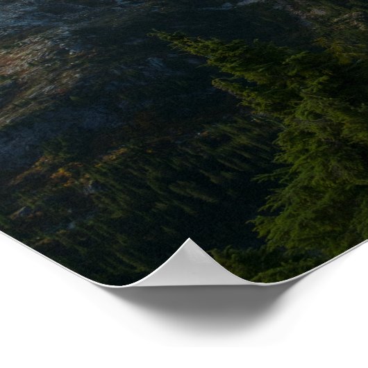 Poster Vue sur les lacs Middle et Lower Thornton (Coin)