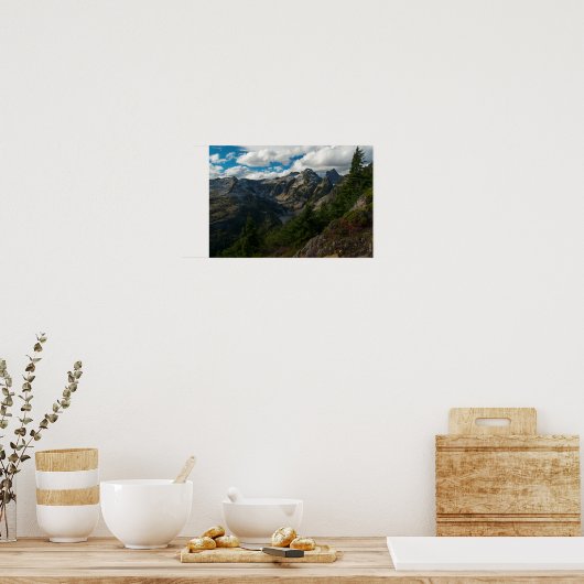 Poster Vue sur les lacs Middle et Lower Thornton (Cuisine)