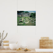 Poster Vue sur les magasins (Cuisine)