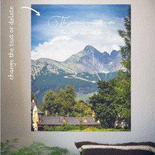 Poster Vue sur les montagnes