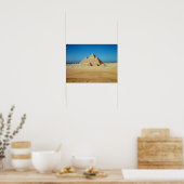 Poster Vue sur les Pyramides (Cuisine)