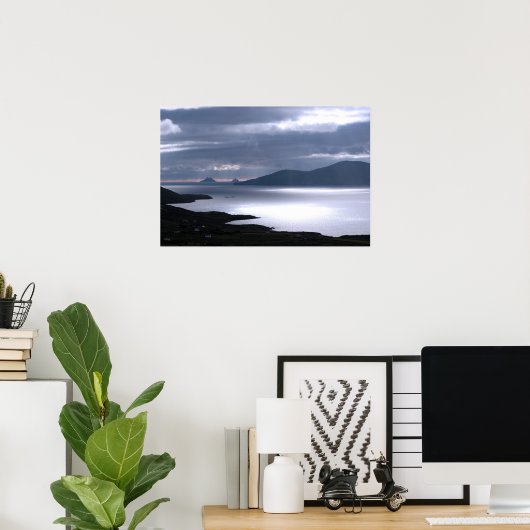 Poster vue sur les roches squelettiques (Bureau à domicile)