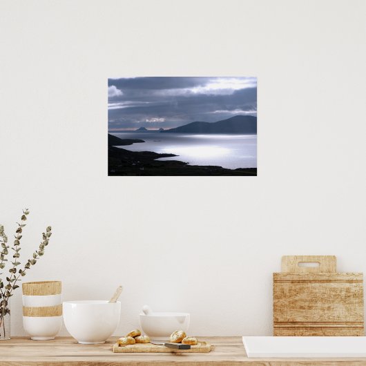 Poster vue sur les roches squelettiques (Cuisine)