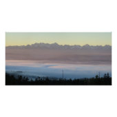 Poster Vue sur les Tatras depuis Gorce (Devant)