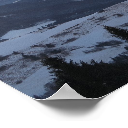 Poster Vue sur les Tatras depuis Pieniny (Coin)