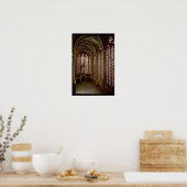 Poster Vue sur les vitraux (Cuisine)