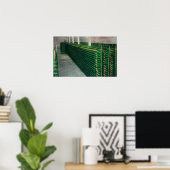 Poster Vue sur les voûtes de Champagne Asti, CA (Bureau à domicile)