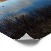Poster Vue sur les zones humides (Coin)
