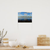Poster Vue sur les zones humides (Cuisine)