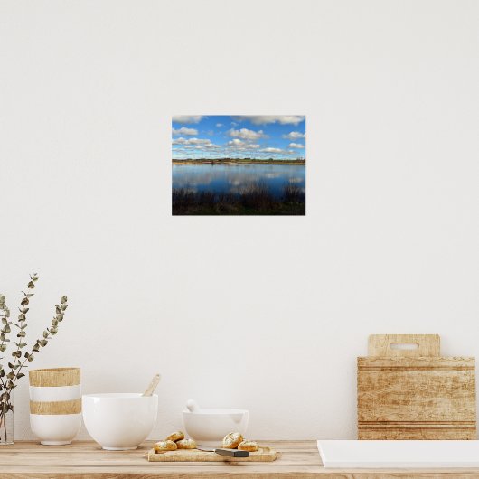 Poster Vue sur les zones humides (Cuisine)