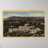 Poster Vue sur l'hôtel Huntington (Devant)