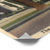 Poster Vue sur l'hôtel Palm Springs (Coin)