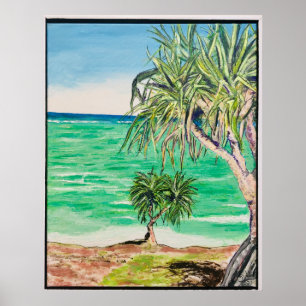 Poster Vue sur l'île 