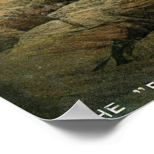 Poster Vue sur l'île de Peaks et le Pair Tree (Coin)