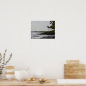 Poster Vue sur l'océan à Poipu (Cuisine)