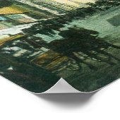 Poster Vue sur Market St vers les 3ème et Kearny (Coin)