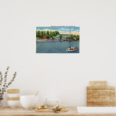 Poster Vue sur Midway Park Beach et Pavilion (Cuisine)