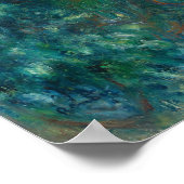 Poster Vue sur Monte Carlo - Auguste Renoir (Coin)