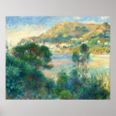 Poster Vue sur Monte Carlo - Auguste Renoir (Devant)