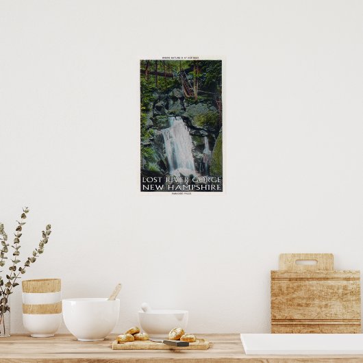 Poster Vue sur Paradise Falls (Cuisine)