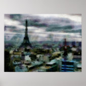 Poster Vue sur Paris (Devant)
