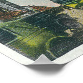 Poster Vue sur Park Street, Street CarAlameda, CA (Coin)