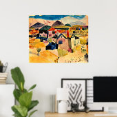 Poster Vue sur Saint Germain, Paul Klee, (Bureau à domicile)