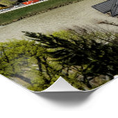 Poster Vue sur Salzbourg Autriche (Coin)