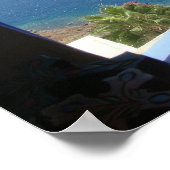 Poster Vue sur Santorin (Coin)