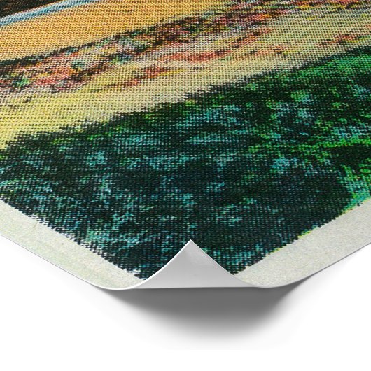 Poster Vue sur Seal Rock entre Waldport et Newport (Coin)