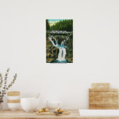 Poster Vue sur Split Rock Falls et Bridge (Cuisine)