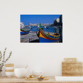 Poster Vue sur St Julian, Malte (Cuisine)
