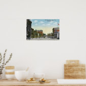 Poster Vue sur State Street depuis Crescent Park (Cuisine)