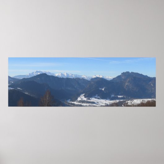 Poster Vue sur Tatras de Beskids (Devant)