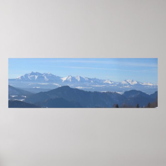 Poster Vue sur Tatras de Beskids (Devant)