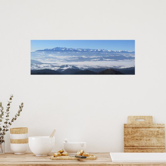 Poster Vue sur Tatras de Gorce (Cuisine)