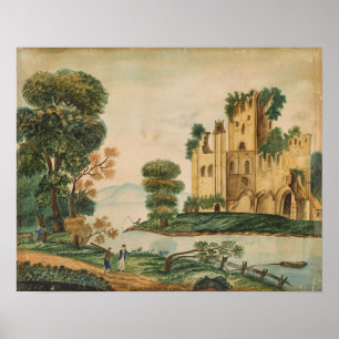 Poster Vue sur un château