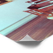 Poster Vue sur une chambre avec piano à queue (Coin)