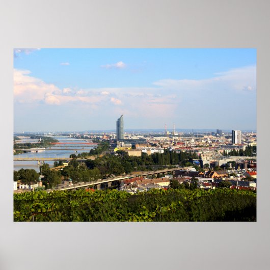 Poster Vue sur Vienne (Devant)