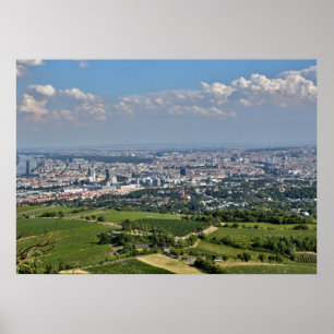 Poster Vue Sur Vienne Depuis Kahlenberg