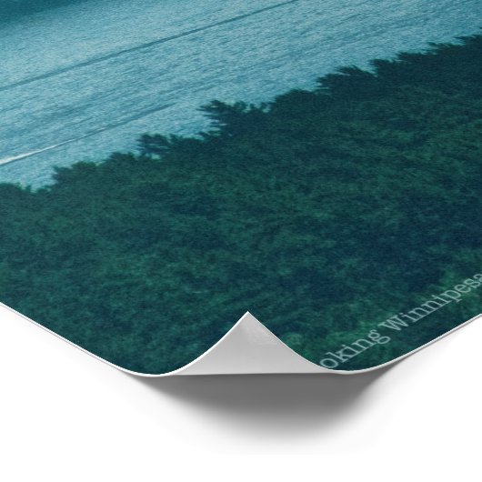 Poster Vue sur Winnipesaukee (Coin)