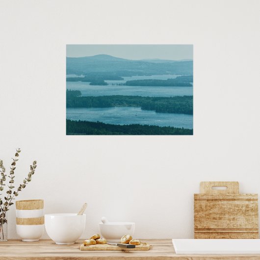 Poster Vue sur Winnipesaukee (Cuisine)
