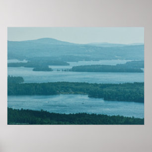 Poster Vue sur Winnipesaukee