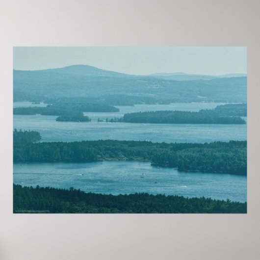 Poster Vue sur Winnipesaukee (Devant)