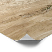 Poster Vue surélevée sur la mer Morte (Coin)